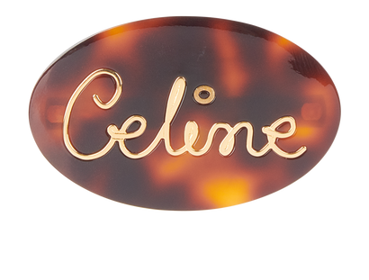 Celine Logo Hairclip, front view